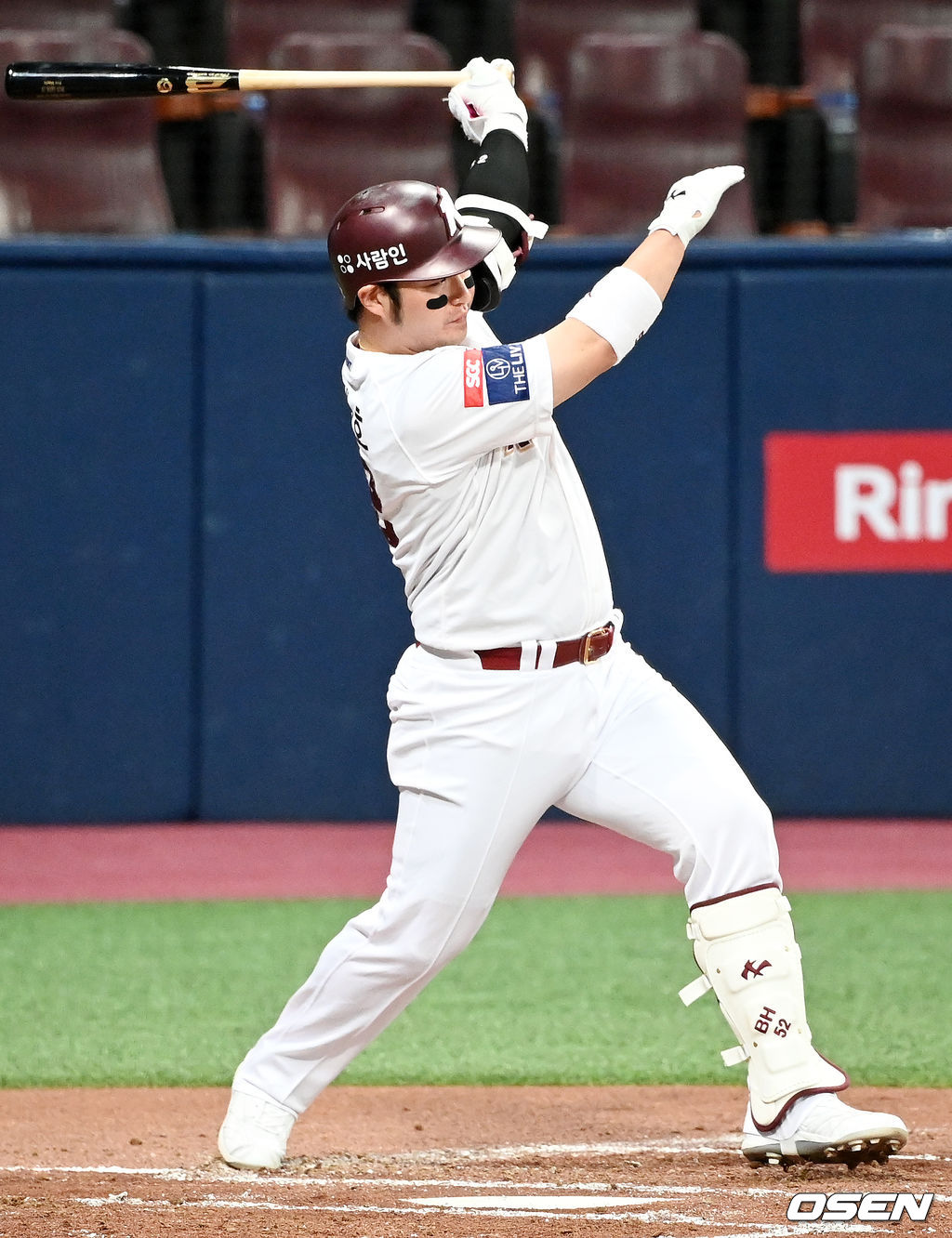 1회말 1사 주자 1,2루 키움 박병호가 좌익수 앞 선취 1타점 적시타를 날리고 있다. 21.09.10/rumi@osen.co.kr