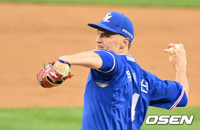 삼성 뷰캐넌이 역투하고 있다. 2021.08.26 /jpnews@osen.co.kr