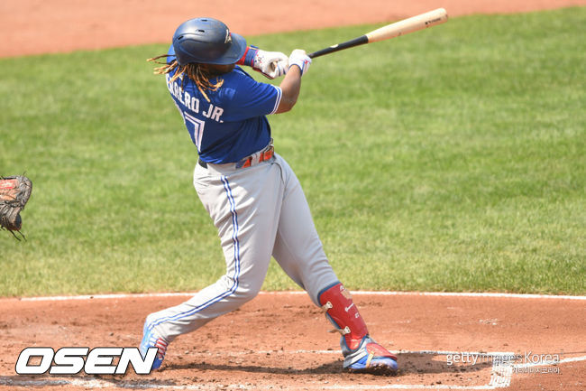 [사진] 블라디미르 게레로 주니어 2021.09.13 ⓒGettyimages(무단전재 및 재배포 금지)