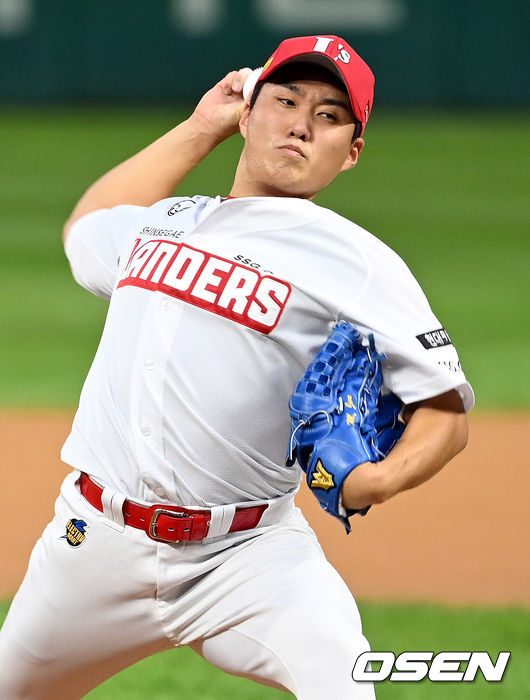 SSG 선발 최민준. 2021.09.01 /cej@osen.co.kr