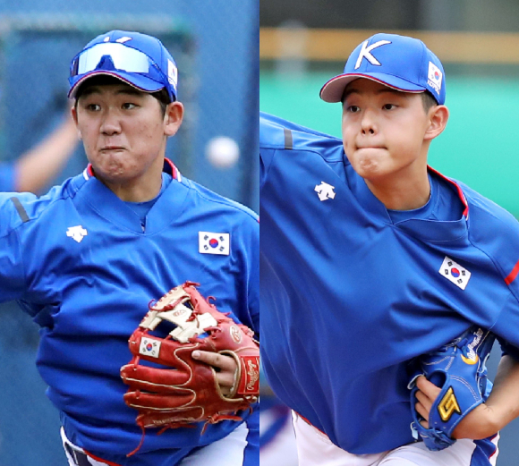 [사진] 정민규-문동주 /한화 이글스