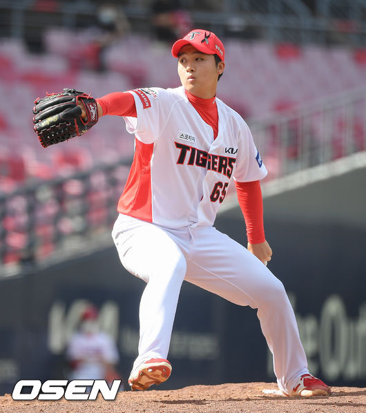 KIA 투수 장민기가 역투하고 있다. 21.06.16 / soul1014@osen.co.kr