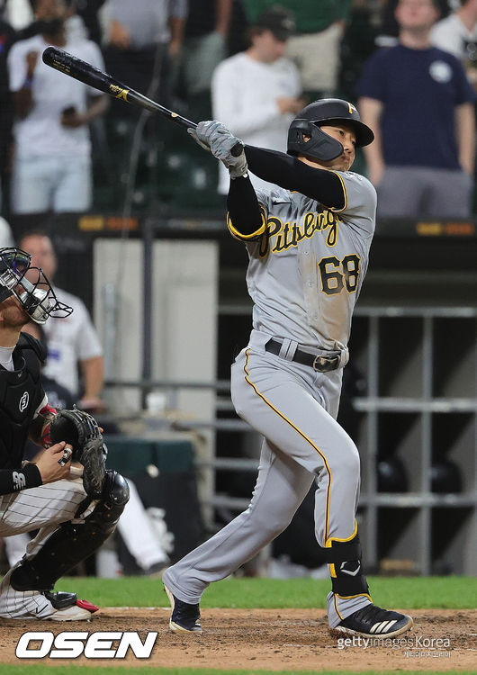 [사진] 피츠버그 파이어리츠 박효준. ⓒGettyimages(무단전재 및 재배포 금지)