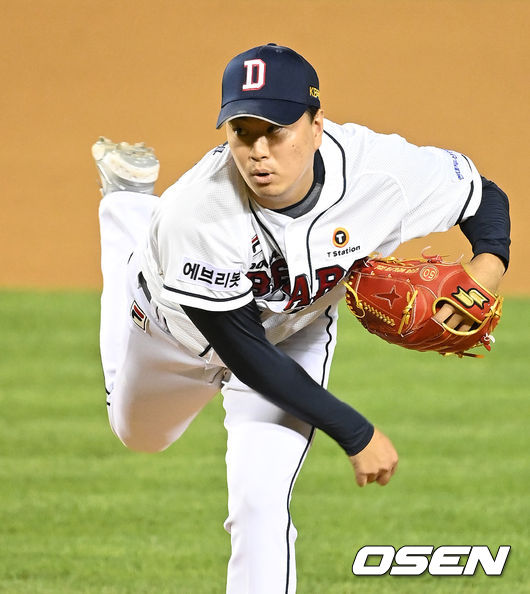 7최초 두산 이영하가 역투하고 있다. 2021.09.15 /sunday@osen.co.kr