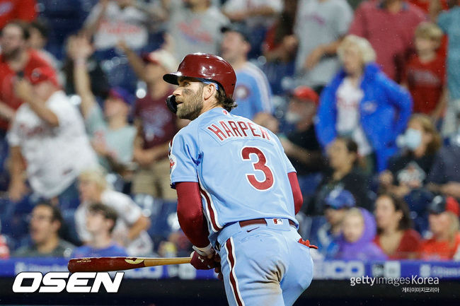[사진] 브라이스 하퍼 2021.09.17 ⓒGettyimages(무단전재 및 재배포 금지)