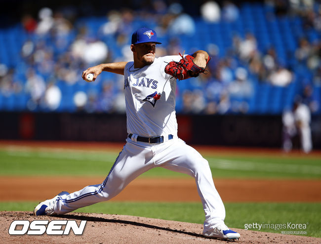 [사진] 토론토 블루제이스 호세 베리오스. ⓒGettyimages(무단전재 및 재배포 금지)