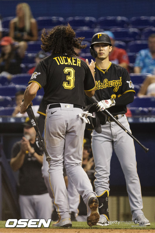 [사진] 피츠버그 파이어리츠 박효준. ⓒGettyimages(무단전재 및 재배포 금지)