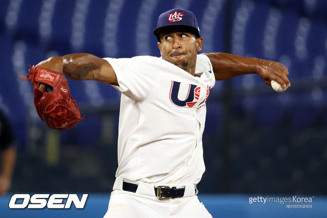 [사진] 도쿄 올림픽 당시 미국 대표팀의 앤서니 고즈. ⓒGettyimages(무단전재 및 재배포 금지)