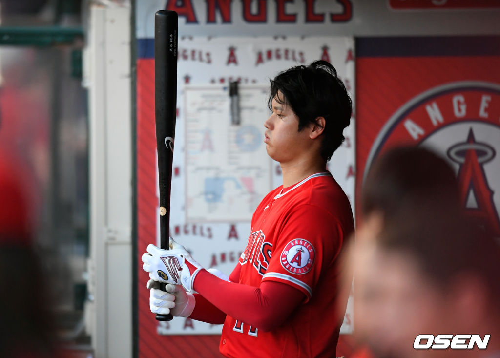 [사진] LA 에인절스 오타니는 2021년 9월 23일(한국시간) 휴스턴전에서 자동고의4구 2개 포함 4출루 경기를 했다. ⓒGettyimages(무단전재 및 재배포 금지)