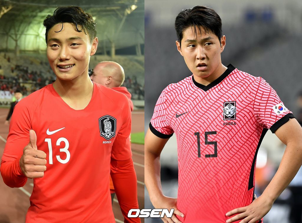 [사진]백승호(왼쪽)와 이강인