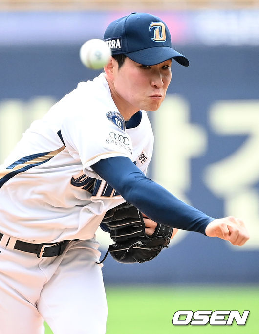 1회초 NC 선발 이재학이 힘차게 공을 던지고 있다. 2021.09.29 /cej@osen.co.kr