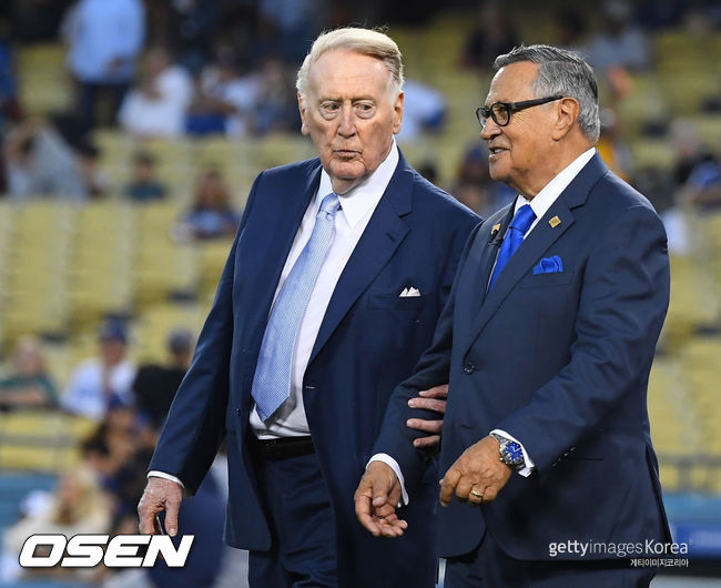 [사진] 빈 스컬리(왼쪽)와 하이메 하린.ⓒGettyimages(무단전재 및 재배포 금지)