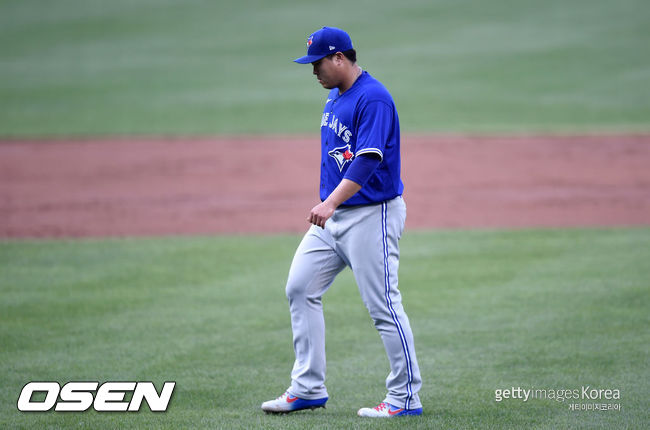 [사진] 토론토 투수 류현진. ⓒGettyimages(무단전재 및 재배포 금지)