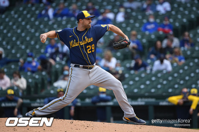 [사진] KBO 출신으로 올해 밀워키 산하 트리플A 팀에서 뛴 조쉬 린드블럼. ⓒGettyimages(무단전재 및 재배포 금지)