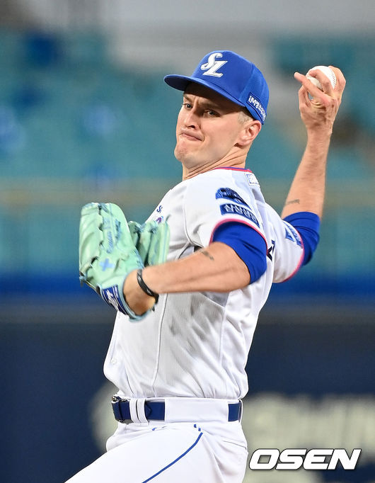 1회초 무사에서 삼성 선발투수 뷰캐넌이 역투하고 있다. 2021.09.30 /sunday@osen.co.kr