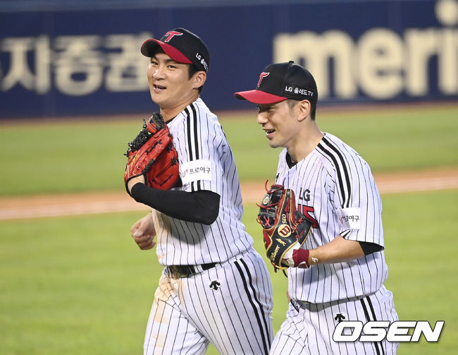 LG 트윈스 내야수 오지환(좌)과 서건창 / OSEN DB