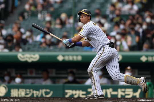 [사진] 사토 데루아키 /한신 타이거즈 홈페이지