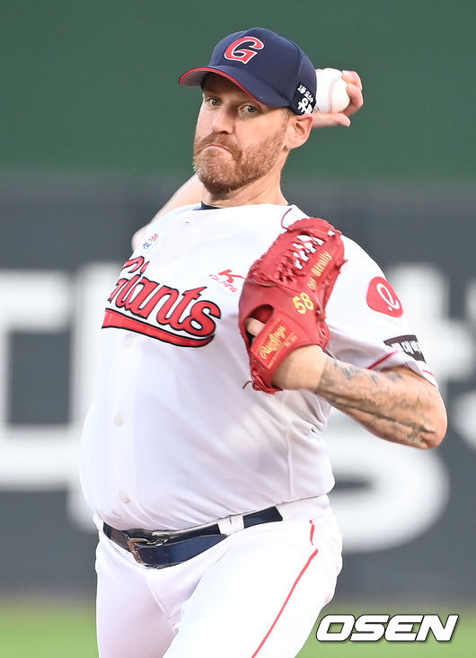 롯데 자이언츠 투수 댄 스트레일리 / OSEN DB