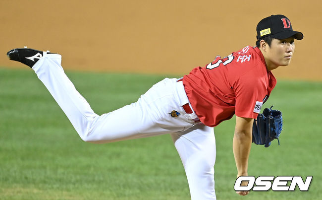 SSG 랜더스 투수 최민준. / OSEN DB