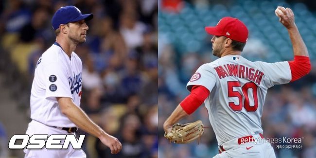 [사진] 슈어저와 웨인라이트가 2021년 10월 7일(한국시간) 내셔널리그 와일드카드결정전에서 선발 맞대결을 펼친다.ⓒGettyimages(무단전재 및 재배포 금지)