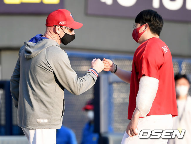 KIA 맷 윌리엄스 감독과 양현종 /OSEN DB