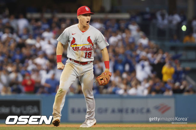 [사진] 세인트루이스 내야수 토미 에드먼. ⓒGettyimages(무단전재 및 재배포 금지)