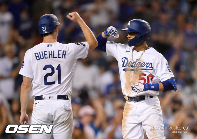 [사진] 다저스와 샌프란시스코가 2021년 10월 9일(한국시간) 맞붙는다. ⓒGettyimages(무단전재 및 재배포 금지)