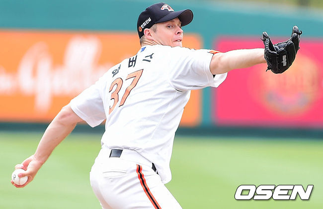 2014년 한화 시절 앤드류 앨버스 /OSEN DB