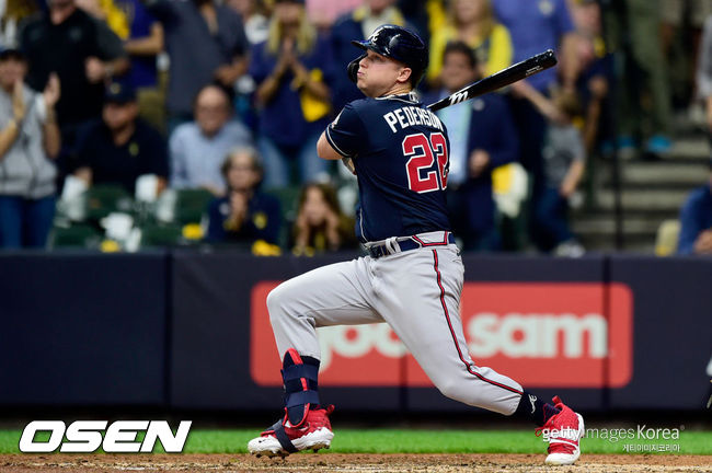 [사진] 애틀랜타 작 피더슨 ⓒGettyimages(무단전재 및 재배포 금지)