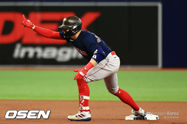 [사진] 보스턴 키케 에르난데스 ⓒGettyimages(무단전재 및 재배포 금지)