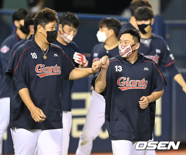 롯데 자이언츠 이대호와 안치홍 /OSEN DB