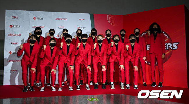 페퍼저축은행 여자 배구단 / OSEN DB