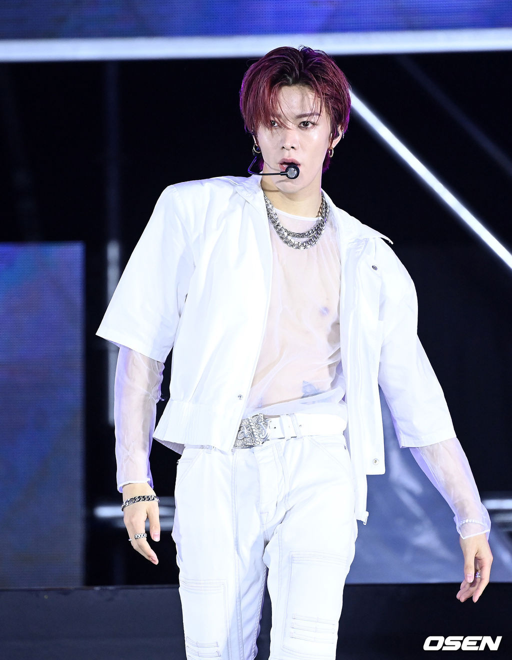 10일 서울 강남구 코엑스 옥상 특설무대에서 열린 '온택트 2021 영동대로 K-POP콘서트’에서 NCT127 유타가 멋진 무대를 펼치고 있다. 2021.10.10 /sunday@osen.co.kr