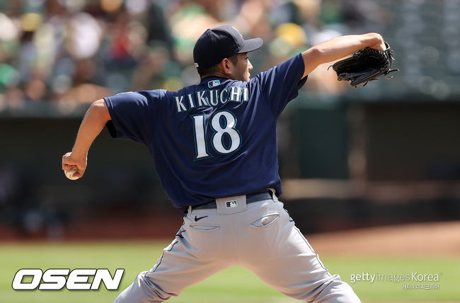 [사진] 시애틀 매리너스 기쿠치 유세이. ⓒGettyimages(무단전재 및 재배포 금지)