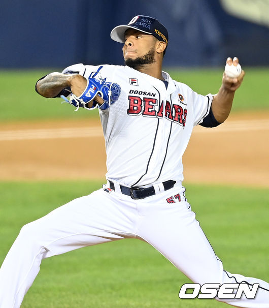 두산 베어스 투수 아리엘 미란다 / OSEN DB