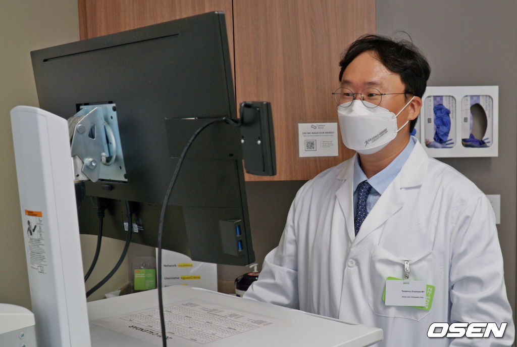 [OSEN=LA, 이사부 통신원] 컬란-조브 클리닉에서 연수 중인 금정섭 세종 스포츠 정형외과 원장  /lsboo@osen.co.kr