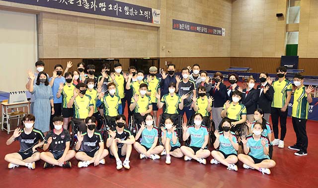 미래에셋증권 탁구단 제공 