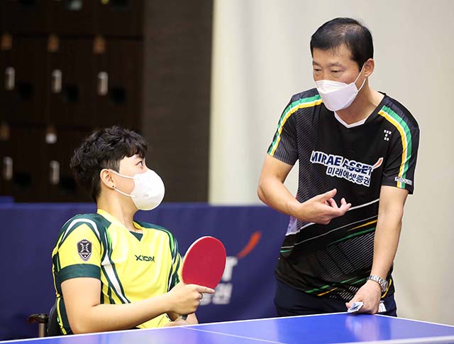 미래에셋증권 탁구단 제공 