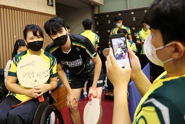 미래에셋증권 탁구단 제공 