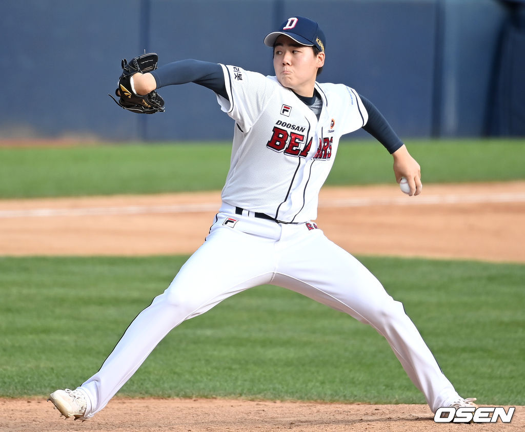 두산 베어스 최승용. /OSEN DB
