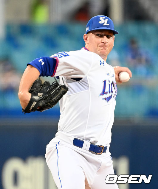삼성 라이온즈 외국인 투수 마이크 몽고메리 / OSEN DB