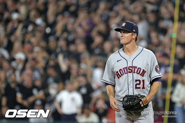 [사진] 휴스턴은 2021년 10월 20일(한국시간) 미국 매사추세츠주 보스턴 펜웨이 파크에서 보스턴 레드삭스와 2021 메이저리그 포스트시즌 챔피언십시리즈 4차전을 치른다. ⓒGettyimages(무단전재 및 재배포 금지)