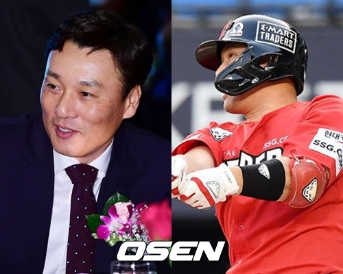 이승엽 KBO 홍보대사-SSG 랜더스 최정 / OSEN DB