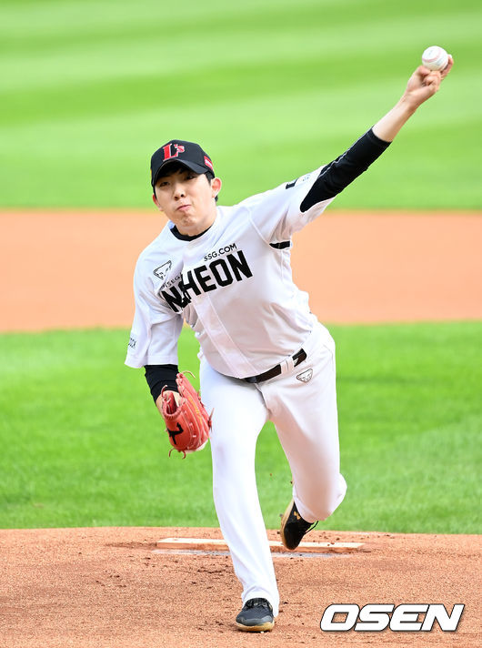 SSG 랜더스 투수 오원석. / OSEN DB