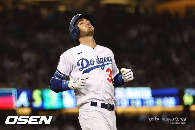 [사진] LA 다저스 코디 벨린저. ⓒGettyimages(무단전재 및 재배포 금지)