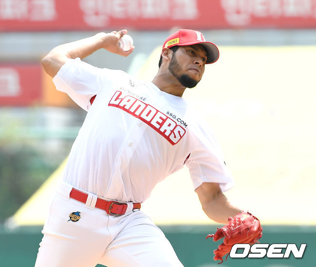 SSG 외국인 투수 윌머 폰트.  / OSEN DB