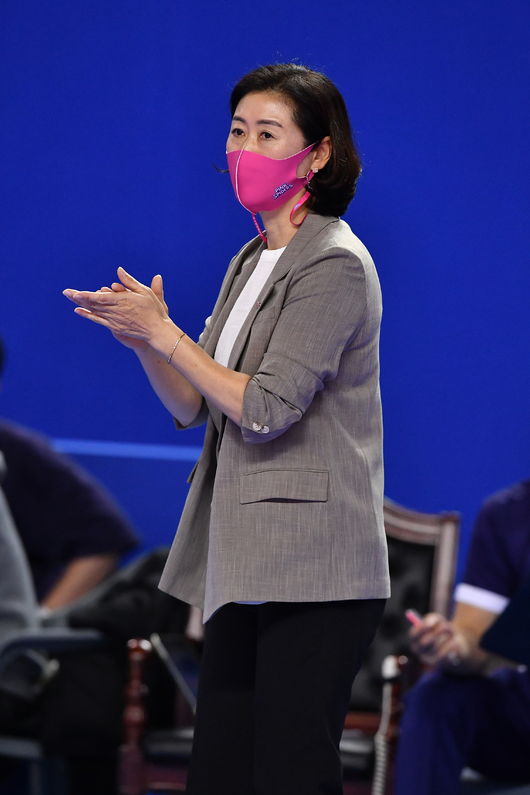 흥국생명 박미희 감독 / KOVO 제공