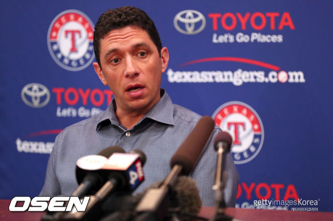 [사진] 텍사스 레인저스 존 다니엘스 사장 ⓒGettyimages(무단전재 및 재배포 금지)