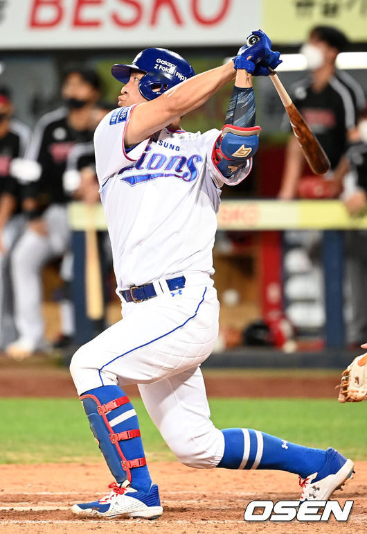 삼성 라이온즈 포수 강민호 / OSEN DB