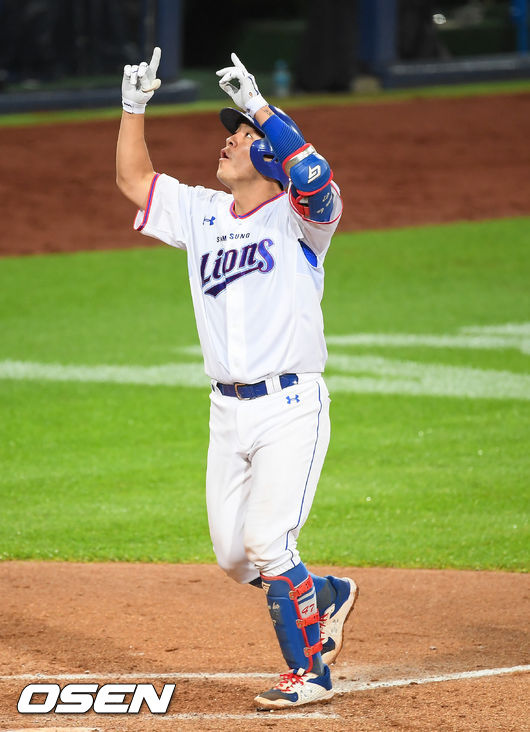 삼성 라이온즈 포수 강민호 / OSEN DB